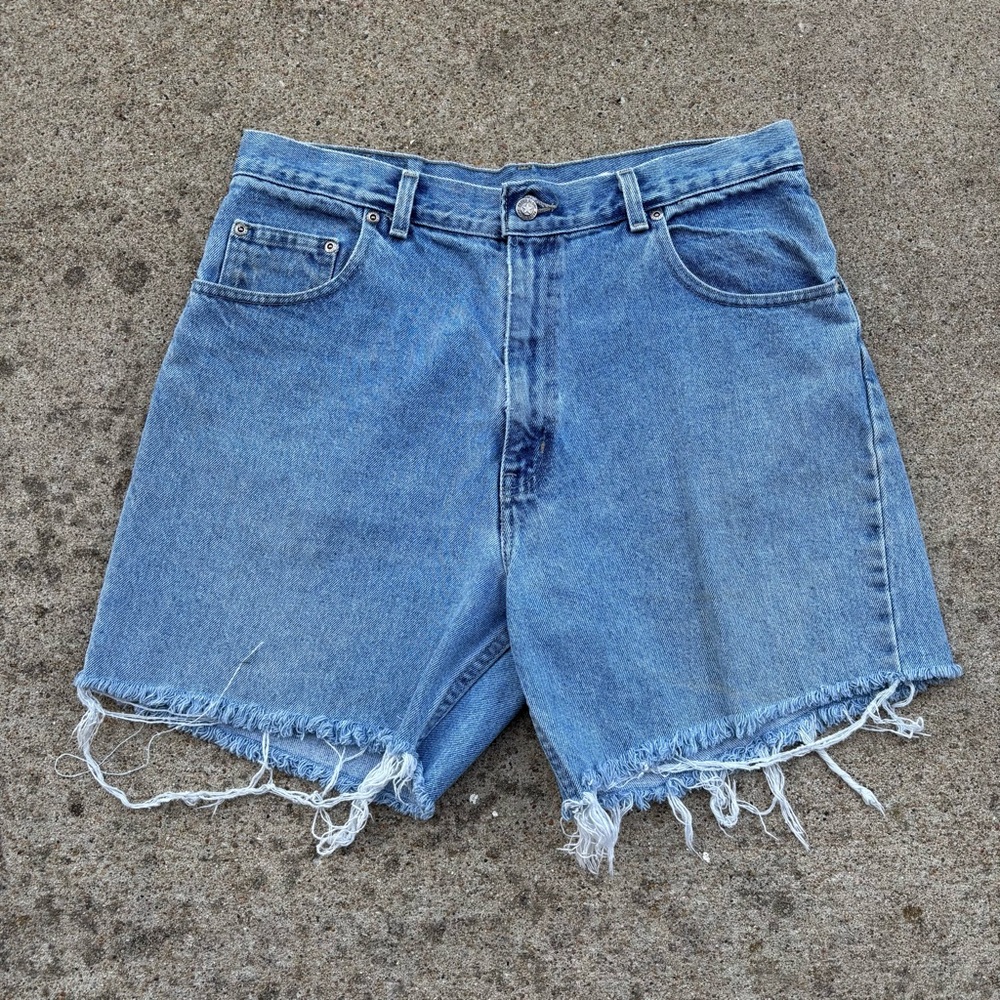 Faded Glory Blue Denim Jean Shorts
